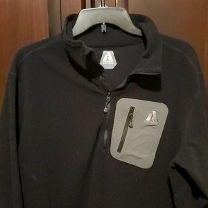 Eddie Bauer First Ascent Men's Fleece 1/2 Zip Pullover - Black - Large